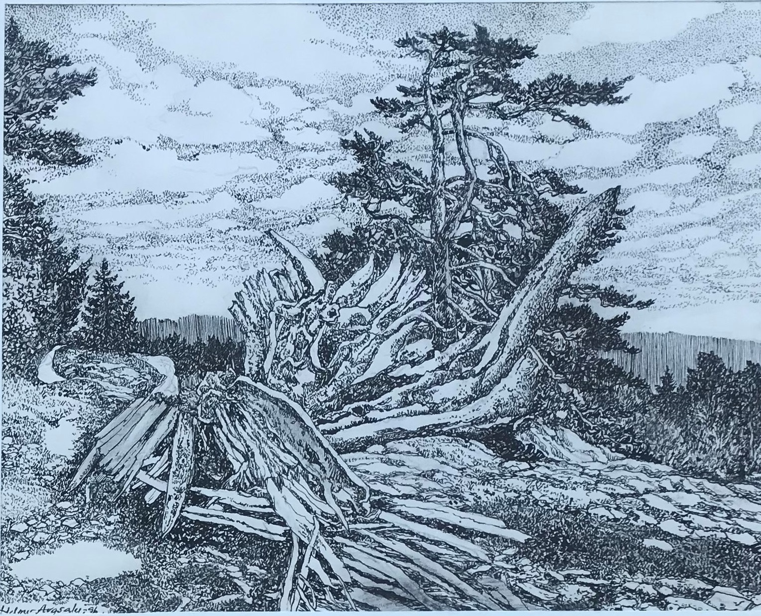 “Maastik kändudega”, 1996