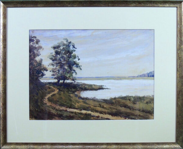 "Järvemaastik teerajaga", 1951 - Image 2