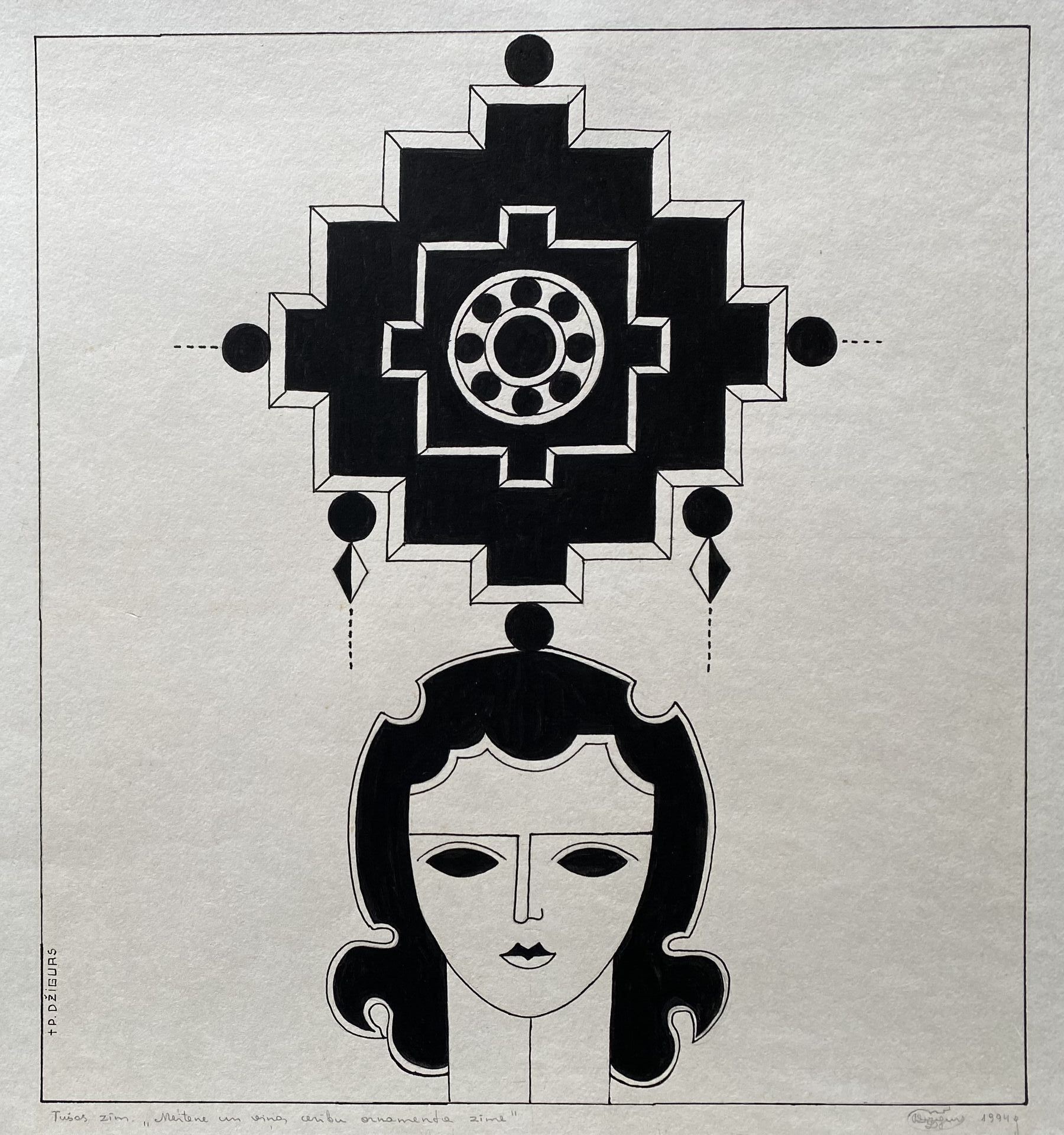 “Tüdruk ja tema teadvuse ornament”, 1994