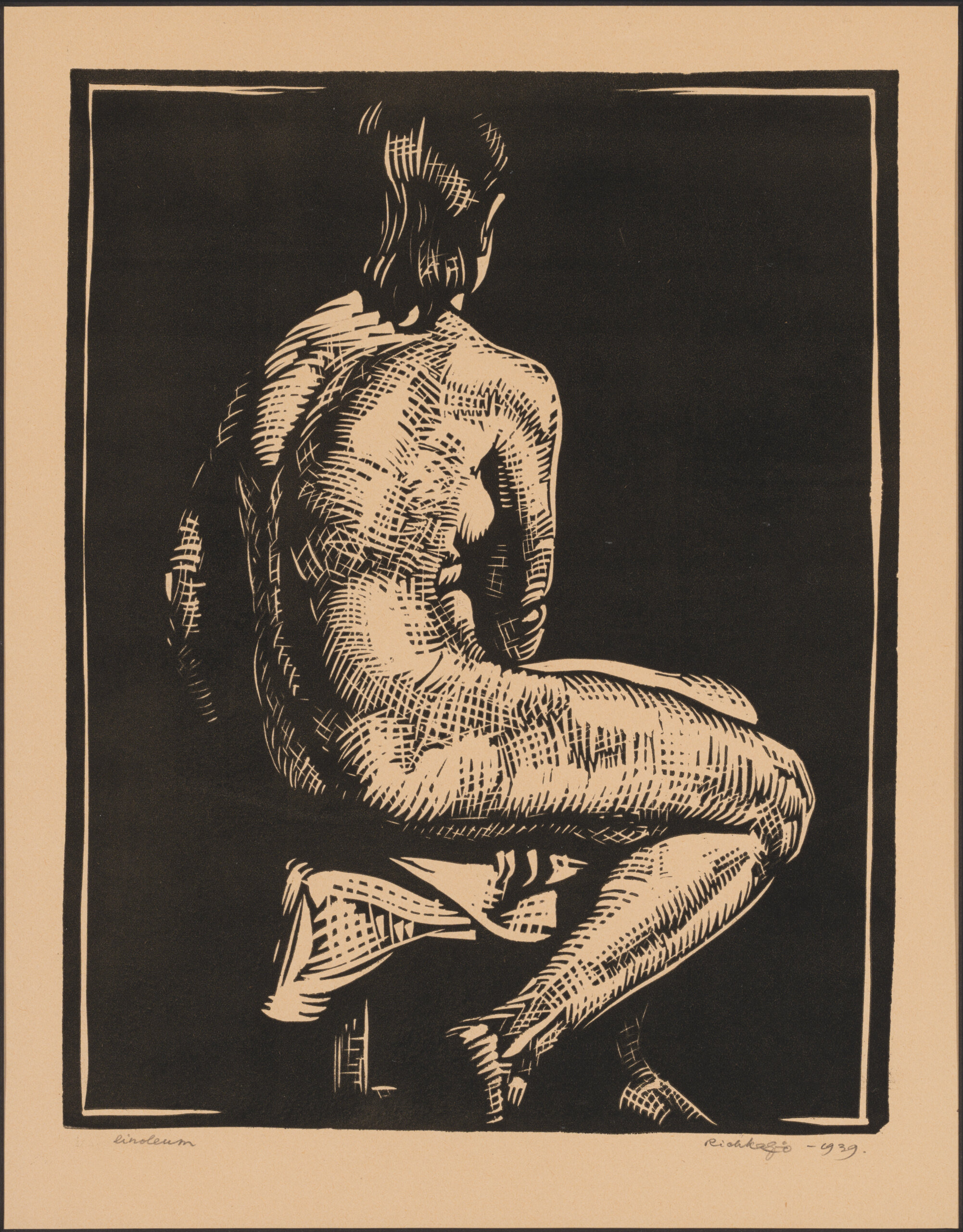 “Istuv akt”, 1939