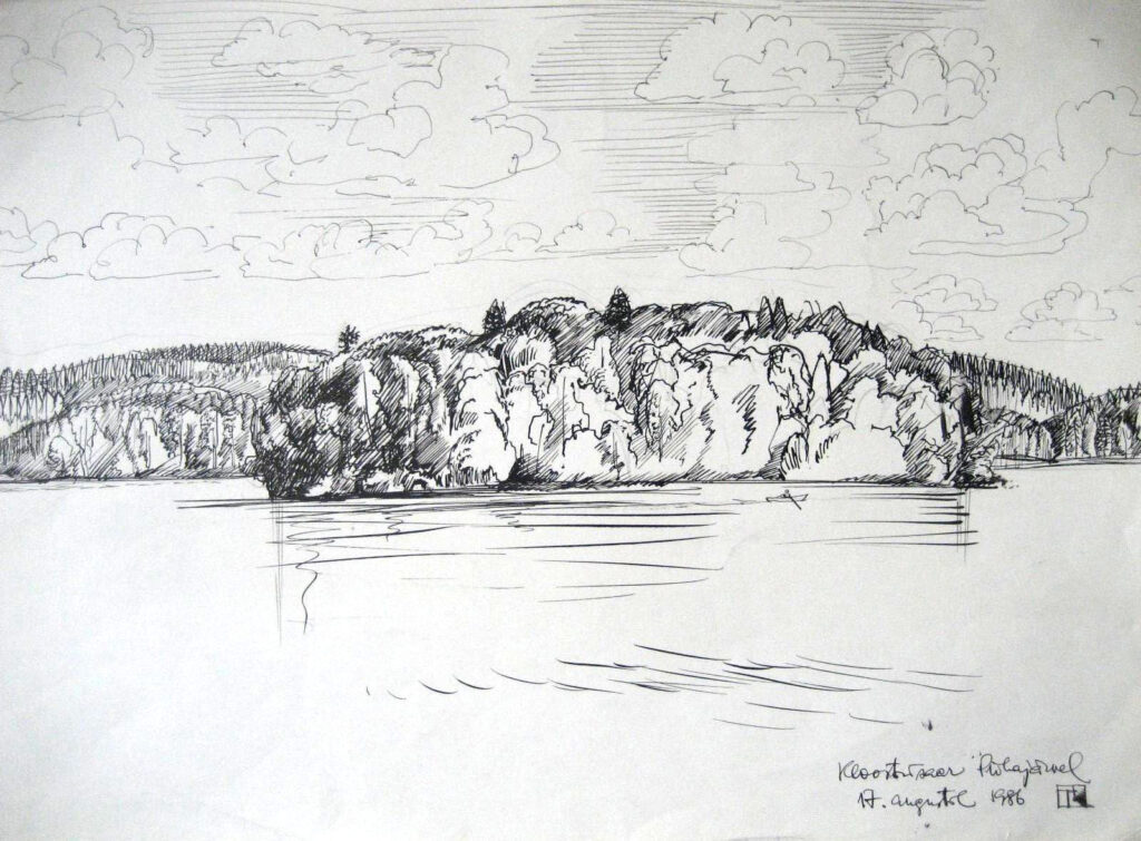 "Kloostrisaar Pühajärvel", 1986