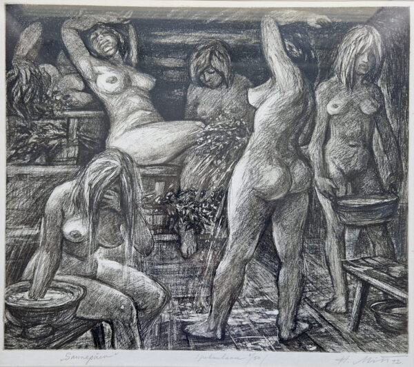 MITT, Hugo Eesti Kunst Graafika Pehmelakk Akt Eesti klassikud