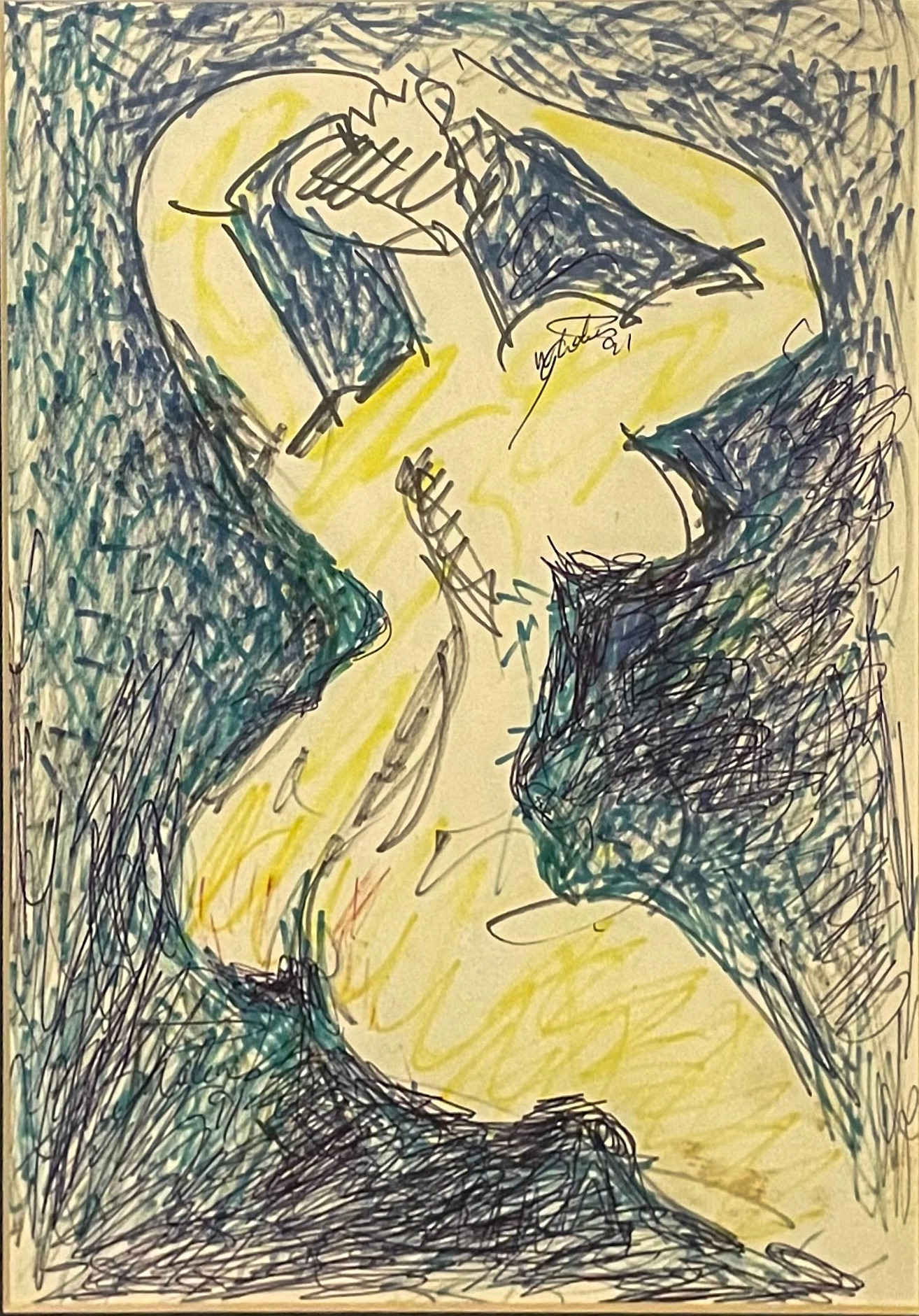 “Akt seljavaates”, 1991