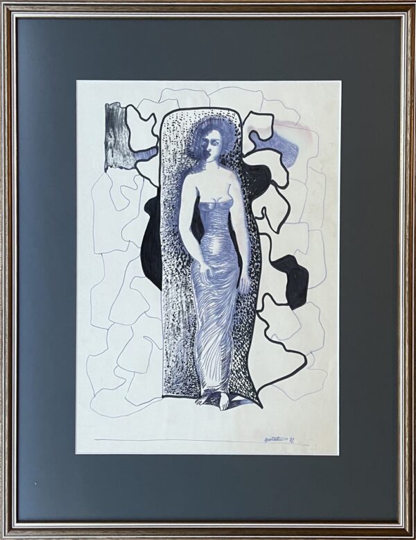 "Paljasjalgne daam õhtukleidis", 1972 - Image 2