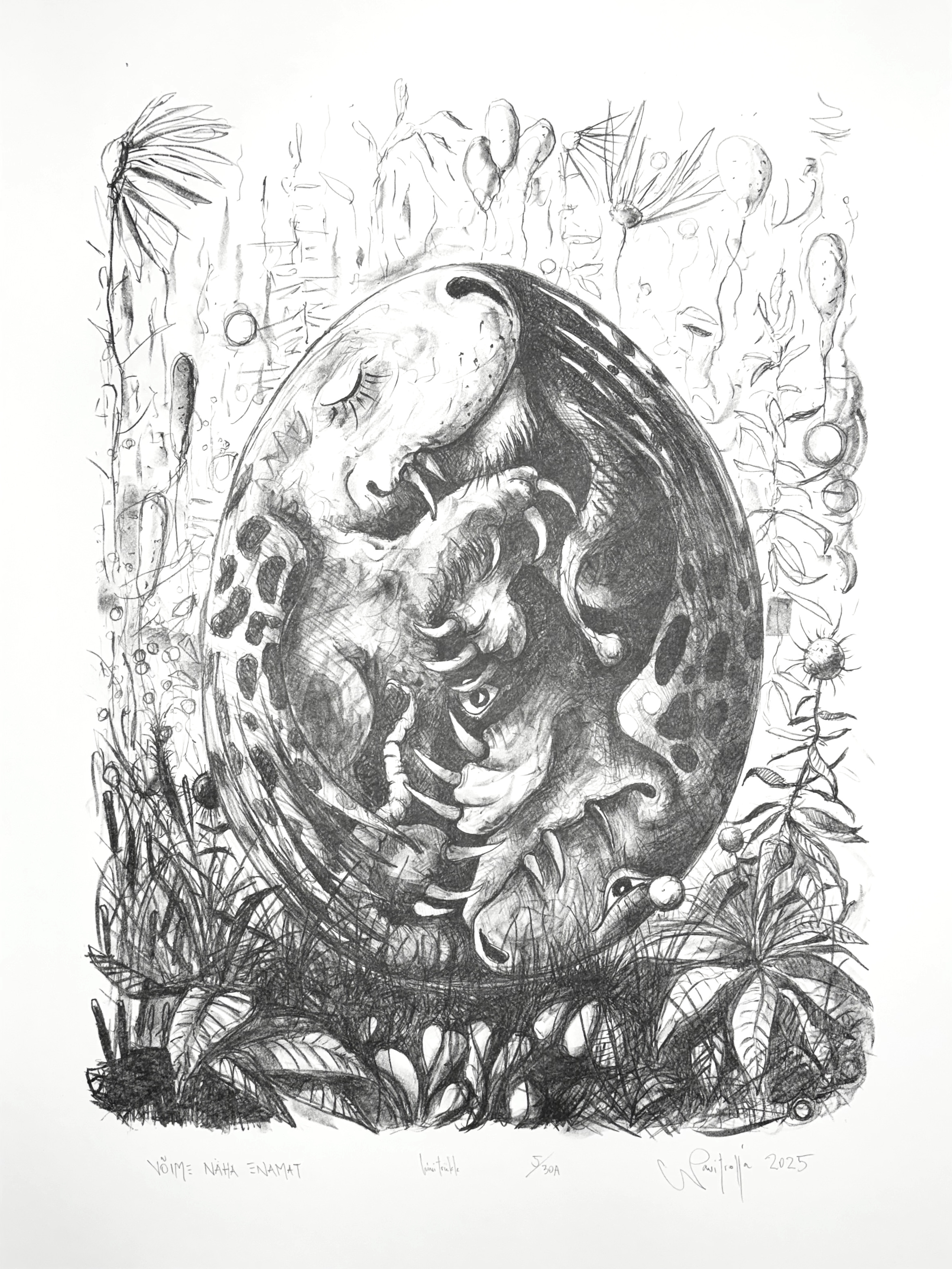 NAVITROLLA Eesti Kunst Graafika Litograafia Sümbolism Kaasaegne kunst