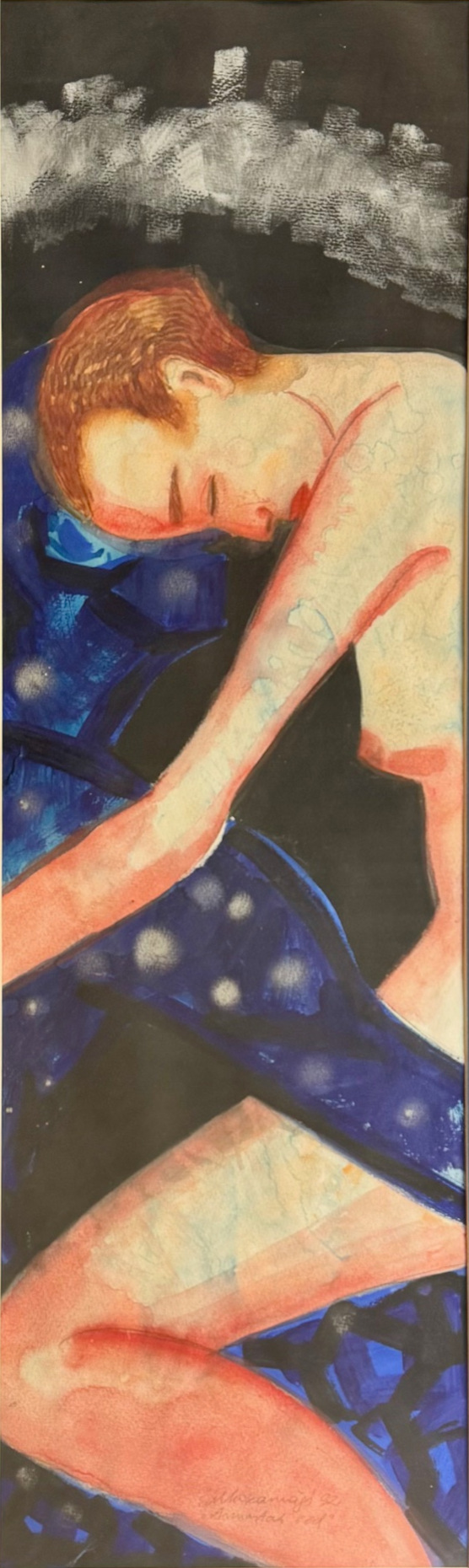 KOKAMÄGI, Epp Maria Eesti Kunst Akvarell Akvarell Inimesed Kaasaegne kunst