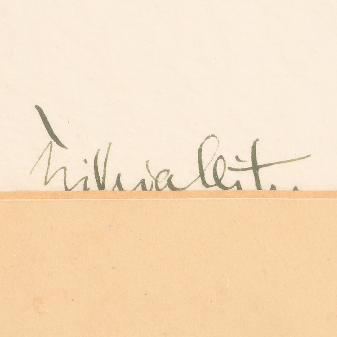 LEITU, Silvia Eesti Kunst Akvarell Akvarell, segatehnika Lilled Pallas