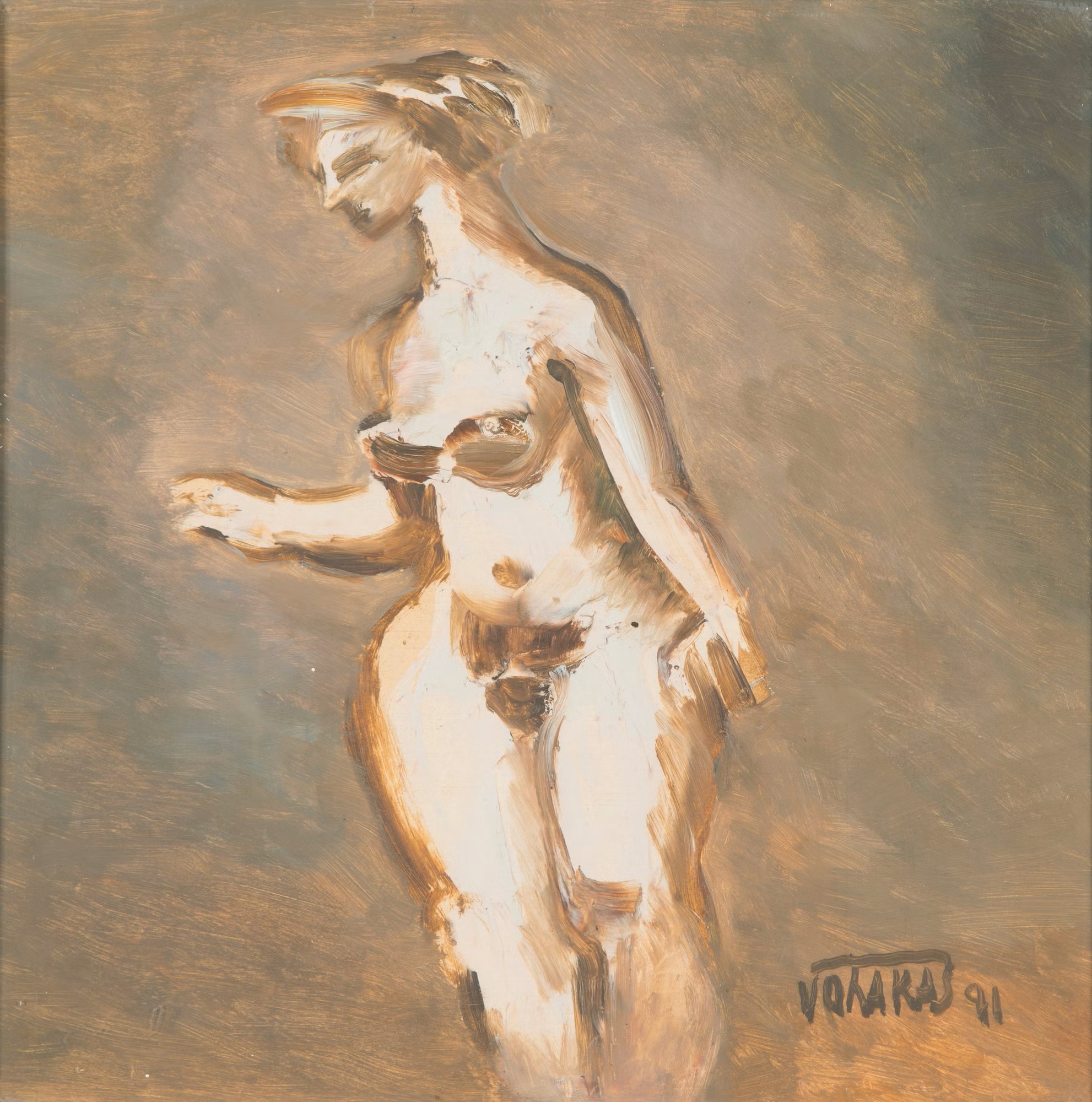 OHAKAS, Valdur Eesti Kunst Maal Õlimaal Ekspressionism Eesti klassikud