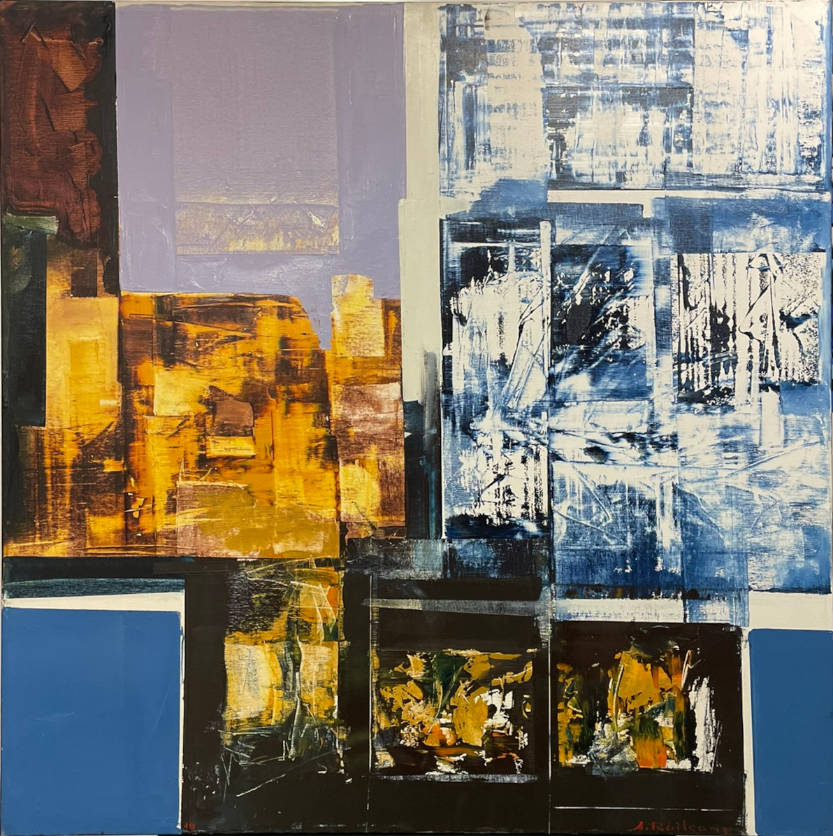 RAILEANU, Arcadie Eesti Kunst Maal Akrüül Abstraktsionism Kaasaegne kunst