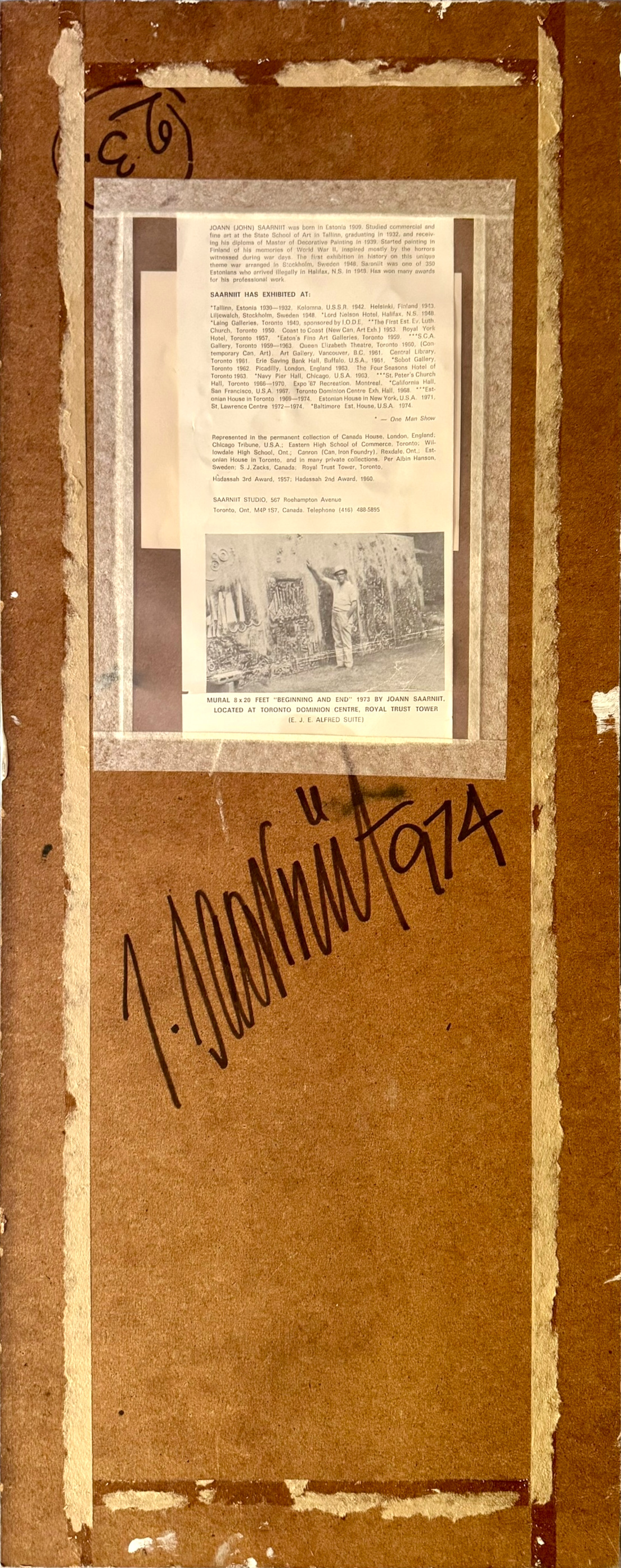 "Sumeri motiiv II", 1974 - Image 2