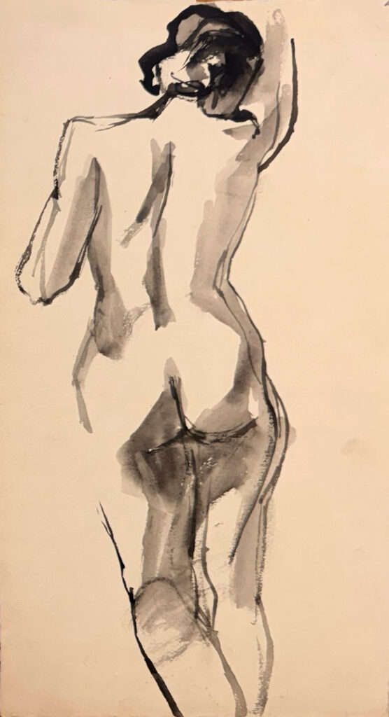 "Akt selgvaates", 1950