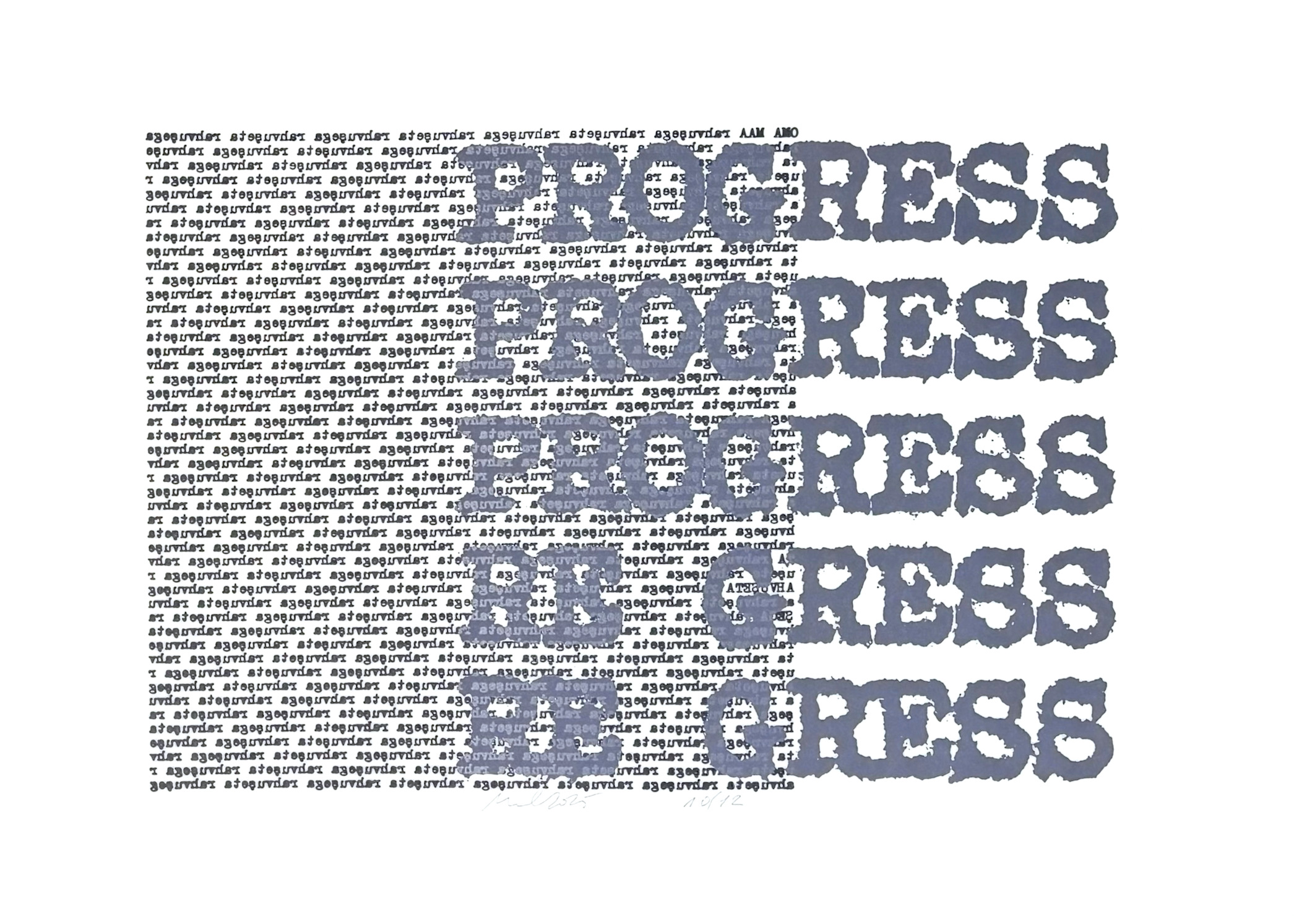 “Progress-regress I”, 2025